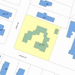 177 Auburn St, Newton, MA 02466 plot plan