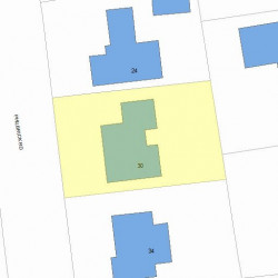 30 Philbrick Rd, Newton, MA 02459 plot plan