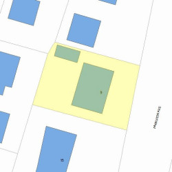 9 Parkview Ave, Newton, MA 02460 plot plan