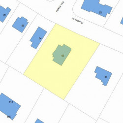 56 Warren St, Newton, MA 02459 plot plan