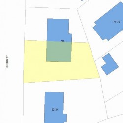 26 Cherry St, Newton, MA 02465 plot plan