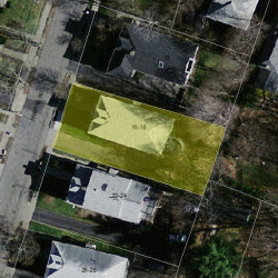 16 Hibbard Rd, Newton, MA 02458 aerial view