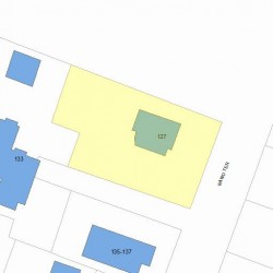 127 Rand Ter, Newton, MA 02466 plot plan