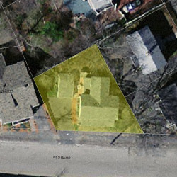 827 Boylston St, Newton, MA 02461 aerial view