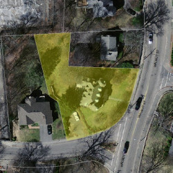 503 Walnut St, Newton, MA 02460 aerial view