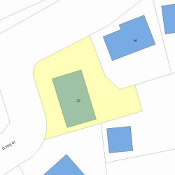 20 Clyde St, Newton, MA 02460 plot plan