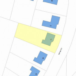 17 Wayne Rd, Newton, MA 02459 plot plan