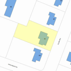 95 Allen Ave, Newton, MA 02468 plot plan