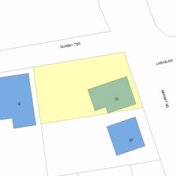 55 Murray Rd, Newton, MA 02465 plot plan