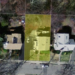 117 Parker Ave, Newton, MA 02461 aerial view