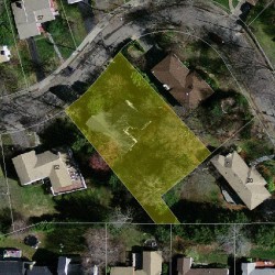 56 Westgate Rd, Newton, MA 02459 aerial view