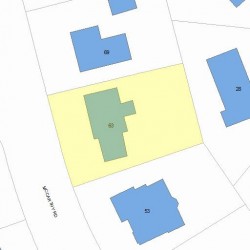 63 Mccarthy Rd, Newton, MA 02459 plot plan