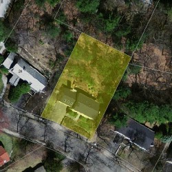 32 Pontiac Rd, Newton, MA 02468 aerial view
