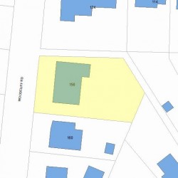 156 Woodcliff Rd, Newton, MA 02461 plot plan