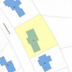 50 Quinobequin Rd, Newton, MA 02462 plot plan