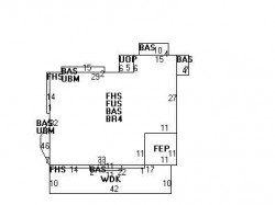 621 Walnut St, Newton, MA 02460 floor plan