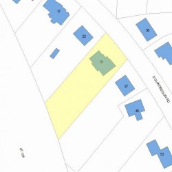 31 Quinobequin Rd, Newton, MA 02462 plot plan