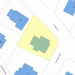 1 Billings Park, Newton, MA 02458 plot plan