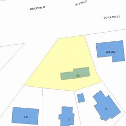 904 Boylston St, Newton, MA 02461 plot plan