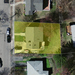 144 Upland Ave, Newton, MA 02461 aerial view