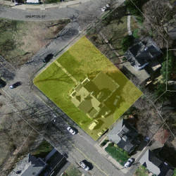 58 Grafton St, Newton, MA 02459 aerial view