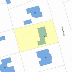 90 Mccarthy Rd, Newton, MA 02459 plot plan