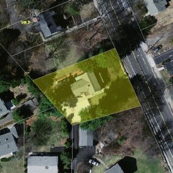 373 Winchester St, Newton, MA 02461 aerial view