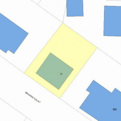 15 Bennington St, Newton, MA 02458 plot plan