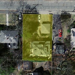 52 Hancock Ave, Newton, MA 02459 aerial view