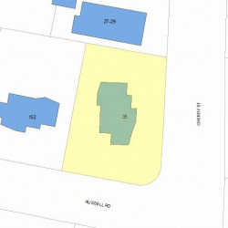 35 Cherry St, Newton, MA 02465 plot plan