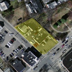 401 Watertown St, Newton, MA 02458 aerial view