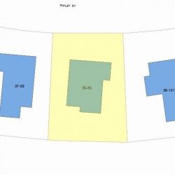 95 Ripley St, Newton, MA 02459 plot plan