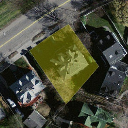 254 Commonwealth Ave, Newton, MA 02459 aerial view