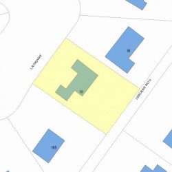 99 Osborne Path, Newton, MA 02459 plot plan