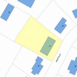 89 Annawan Rd, Newton, MA 02468 plot plan