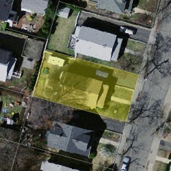 21 Thaxter Rd, Newton, MA 02460 aerial view