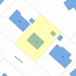 57 Bontempo Rd, Newton, MA 02459 plot plan