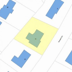 15 Sharpe Rd, Newton, MA 02459 plot plan