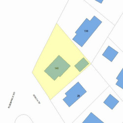 146 Albemarle Rd, Newton, MA 02460 plot plan