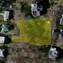 292 Ward St, Newton, MA 02459 aerial view