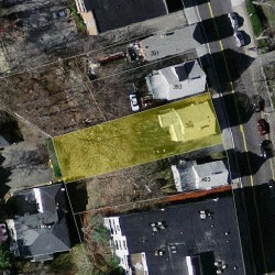 399 Langley Rd, Newton, MA 02459 aerial view