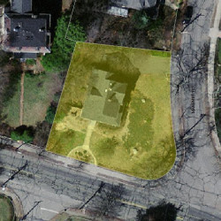 249 Homer St, Newton, MA 02459 aerial view