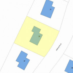 29 Grayson Ln, Newton, MA 02462 plot plan