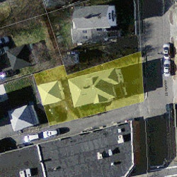 101 Faxon St, Newton, MA 02458 aerial view