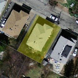 21 Milton Ave, Newton, MA 02465 aerial view