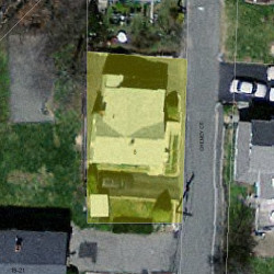 8 Cheney Ct, Newton, MA 02464 aerial view