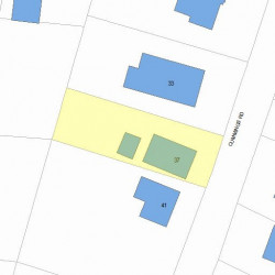 37 Cummings Rd, Newton, MA 02459 plot plan