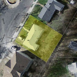 120 Selwyn Rd, Newton, MA 02461 aerial view