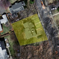 11 Cumberland Rd, Newton, MA 02465 aerial view