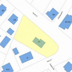 228 River St, Newton, MA 02465 plot plan